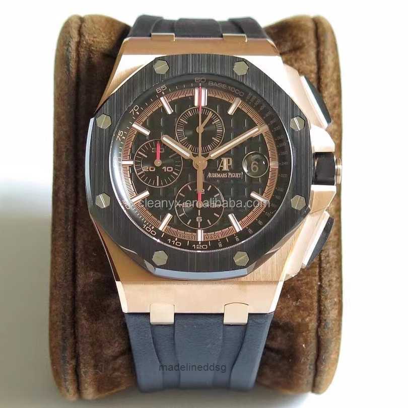 

High Quality Fashion Iced Out WatchesMens Wrist Luxury Round Cut Lab Gr ELUN