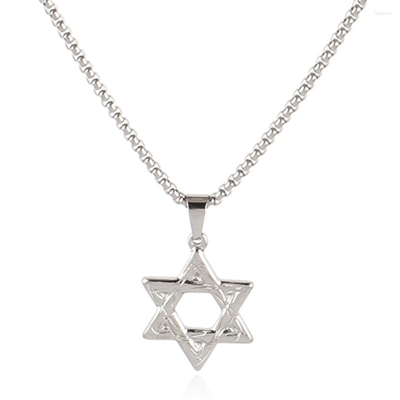 

Pendant Necklaces 316L Stainless Steel Necklace Horse Lion Animal For Men Fashion Map Leaf Long Chain Jewelry Boys Gift