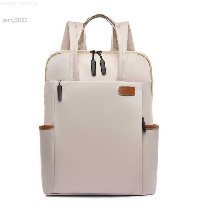 

Waterproof Women Business Backpack Fashion Oxford Student School Backpacks 13.4 Inch Laptop Bag Casual Travel Rucksack Mochila, Black