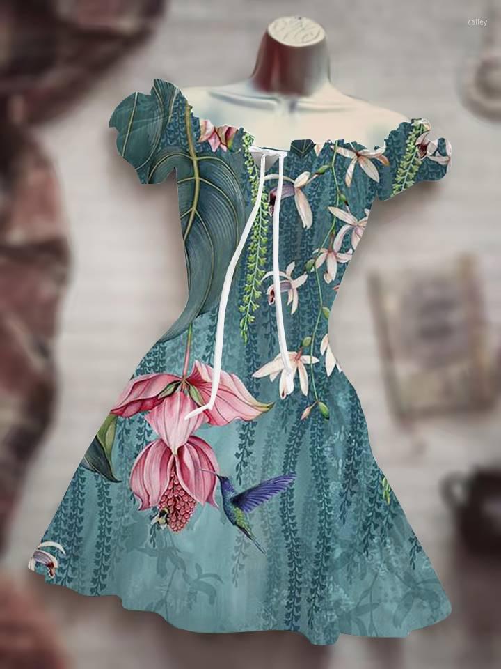 

Casual Dresses 2023 Horror Skull Forest Flower Halloween Black Costume Sun Moon Dress Hawaii Bohemian Beauty 3D, Yq1ad88650