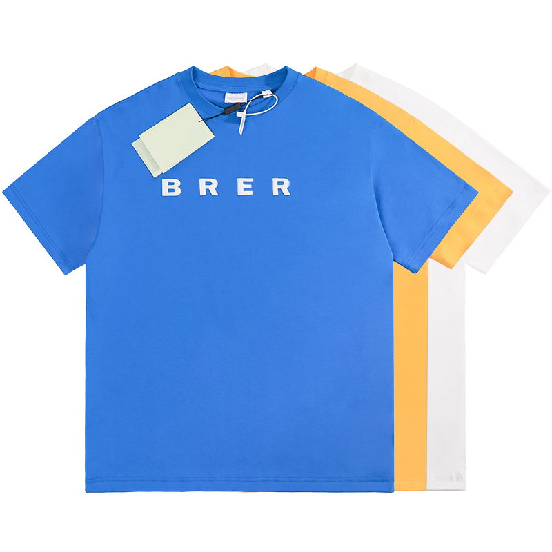

Designer Fashion Men's T-Shirts Loose Oversized Round Neck Letters Thick Rubber T-Shirt Spring Summer Casual T Shirt Pure Cotton Shirts Tops Tees for Men Women 3 Colors