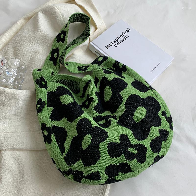 

Evening Bags Female Summer Flowers Knitted Shoulder For Women Bohemia Vacations Messenger Bag Large Capacity Bucket Travel Handbag 2023, Orange