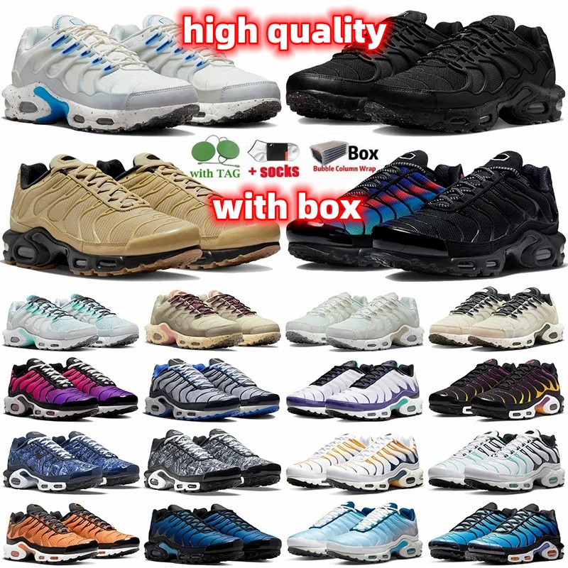 

Terrascape Plus Tn Running Shoes for Men Women Unity Black University Blue Dusk Hyper Jade Grape Tropical Twist Tns Mens Trainers Womens Outdoor Sports Sneakers, 16