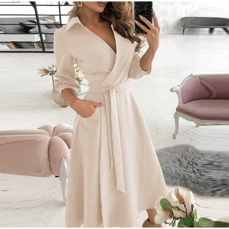 

Casual Dresses Office Lady Elegant Summer Short Sleeve Long Dress Women Casual V-neck Partyu Dresses Letter Print Pocket Dresses Beach Sundress L230217, Purple 1