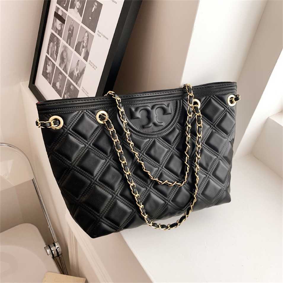 

Bag Women New Chain Tote Bag Version Large Capacity Personality Bags One Shoulder Crossbody Bag, Black8