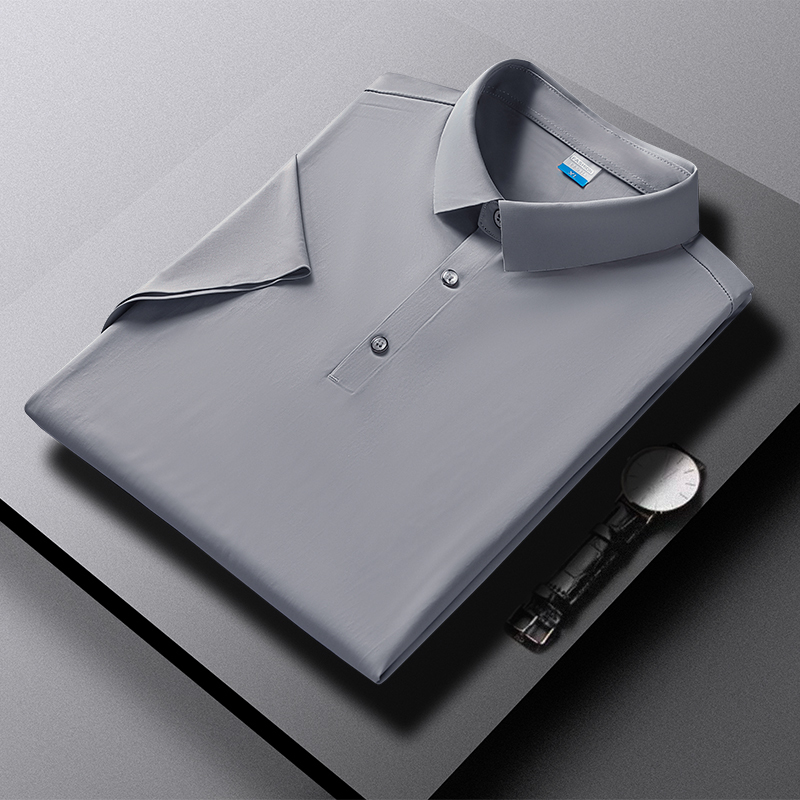 

Men's Polos Large Size Men Polo Shirts Classic Short Sleeve Tee Breathable Cool Quick Dry Nylon Polos Summer Men Golf T-shirt Big 7xl 8xl 230217, 3808 black