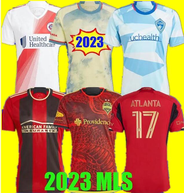 

2023 2024 New York Red Colorado ENGLAND Rapids soccer JerseyS 23 24 Roldan Ruidiaz Lodeiro Atlanta Revolution Seattle Sounders FOOTBALL SHIRTS FANS PLAYER VERSION