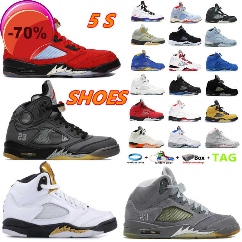 

Sandals Sandals Top 2023 Fashion Basketball Shoes 5S Raging Red Bluebird White Sail Racer Blue Oregon Shattered Backboard Men Sports Trainers Sneakers, 25