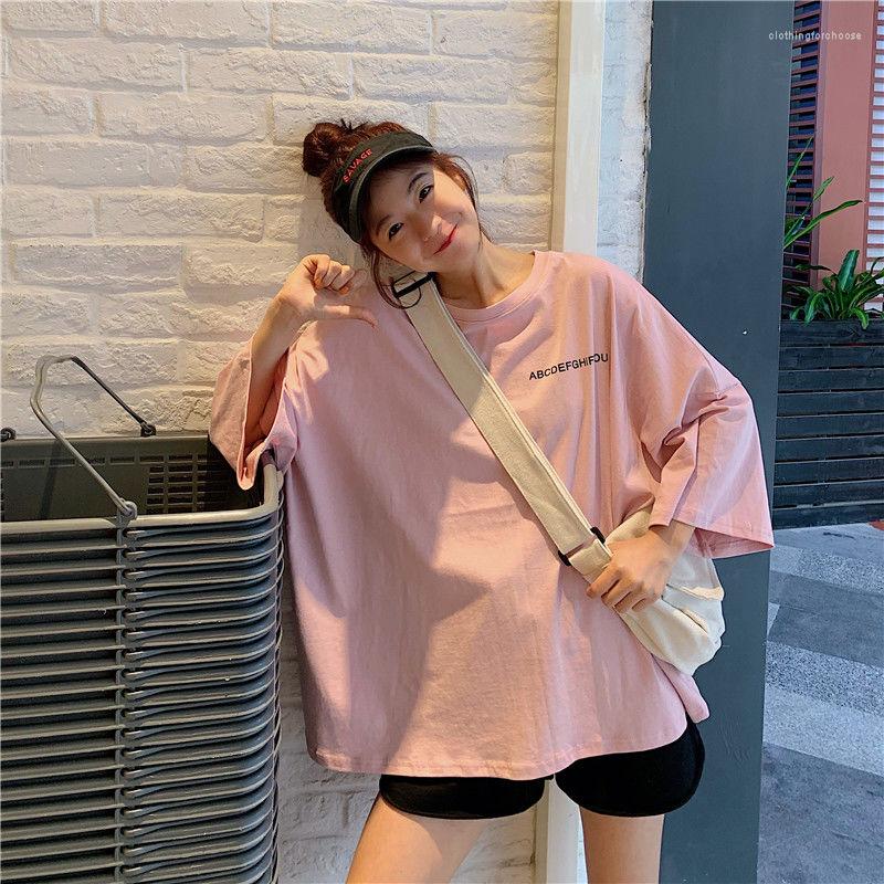 

Women's T Shirts Summer 2023 Oversized Shirt Kpop Fashion Woman T-shirts Women Top Brazilian Selection T-shirt Autumn Korea Anime Clothes, Pink
