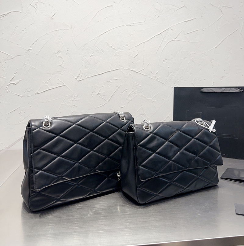 

Flip Designer bag Women Shoulder Bags Handbags Bags tote bagg black calfskin classic diagonal stripes quilted chains gifts wholesale Travel holiday party, Dark grey