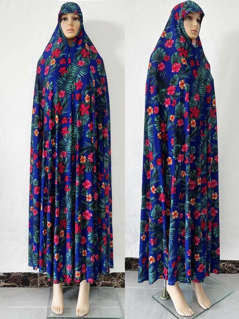 

Ethnic Clothing 6XL Muslim Womens Hooded Abaya African Sleeveless Prayer Garment Kaftan Dress With Hijab Floral Dubai Saudi Robe Ramadan