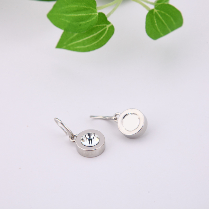 

Designer for Women unique hip hop diamond earings round colorful gold color silver plated mens fashionable luxury gold plated crystal mother s day hook Earrings E23