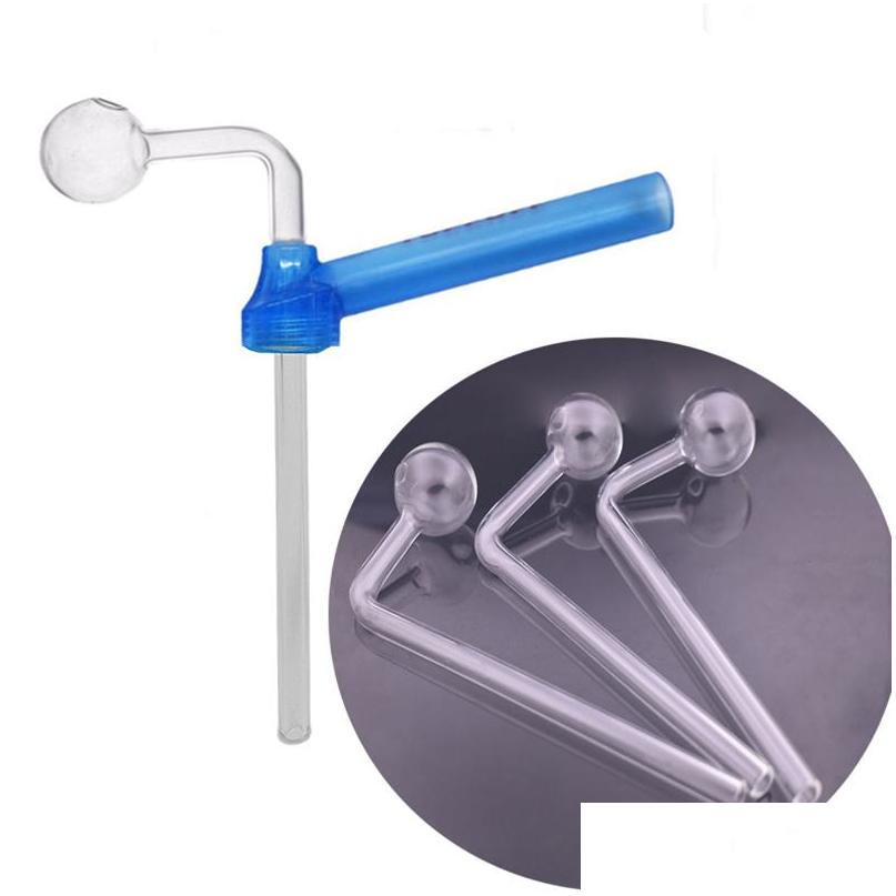 

Smoking Pipes High Quality Glass Oil Burner Pipe Bent Nail Bowl For Dab Rig Bong Travel Diy Toppuff Screwon Hookah Shihsa 10Pcs Drop Dhyin