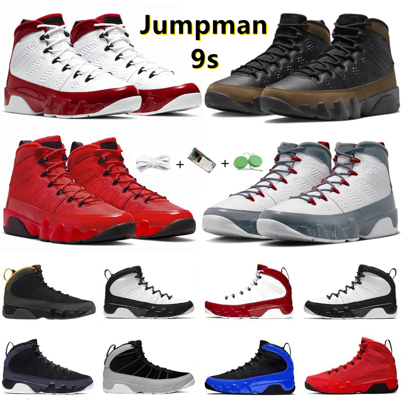 

2023 Jumpman 9 9s Men Basketball Shoes Light Olive Fire Red Particle Grey Chile Gym Black White UNC Racer Photo University Gold Blue Mens Trainer Sports Sneakers 40-47, Color#11