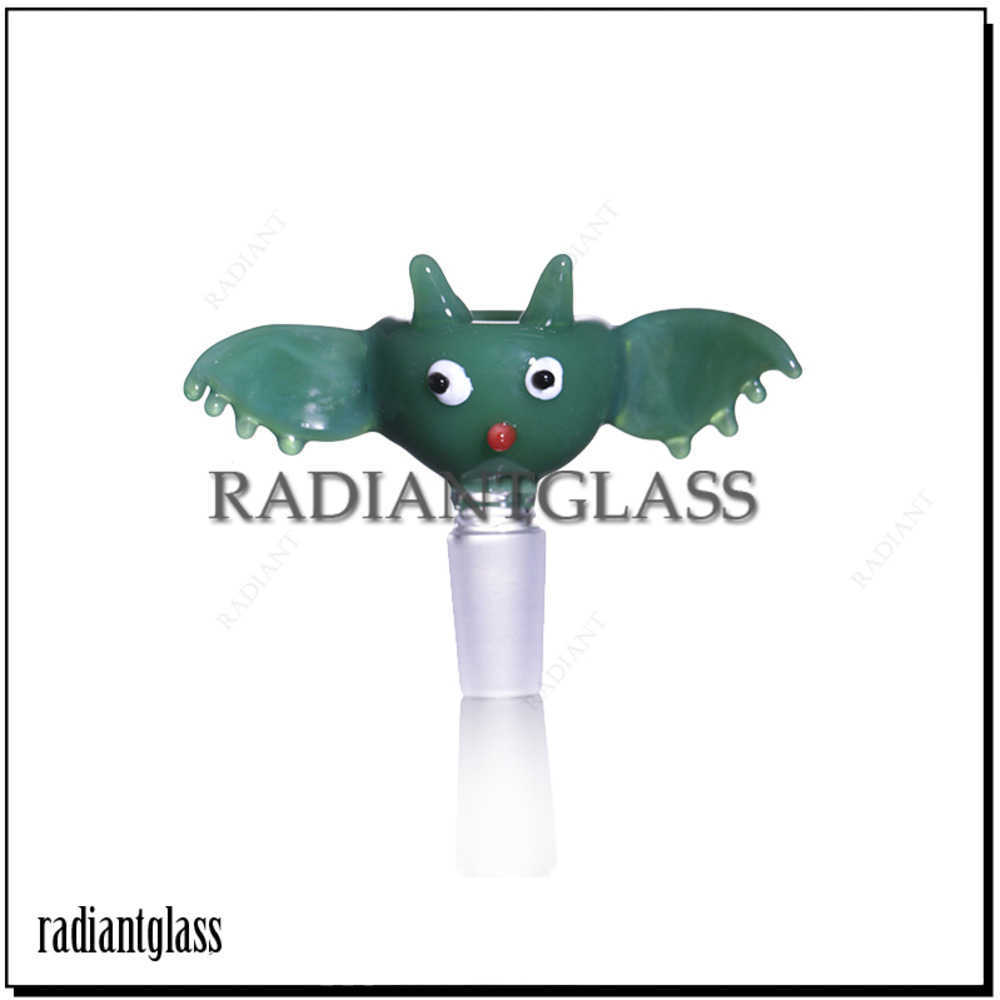 

14mm 19mm New Elfy Style Glass Bowl Smoking Slide Bowl Male Pieces for Water Pipes Bongs Tobacco Bowls