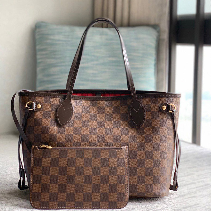 

Designer Tote Bags Luxury Shopping Bags 1:1 Quality Genuine Leather Handbags 29CM With Box ML011, N41361