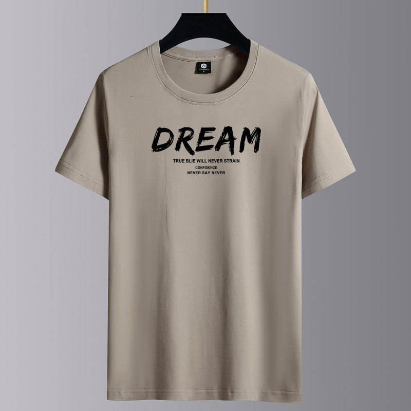 

Men's T-Shirts Letter Printing 100% Cotton Men T Shirt Hip-Hop T-shirt O-neck Summer Male Causal Tshirts Fashion Loose Tees J01 230217, Yellow