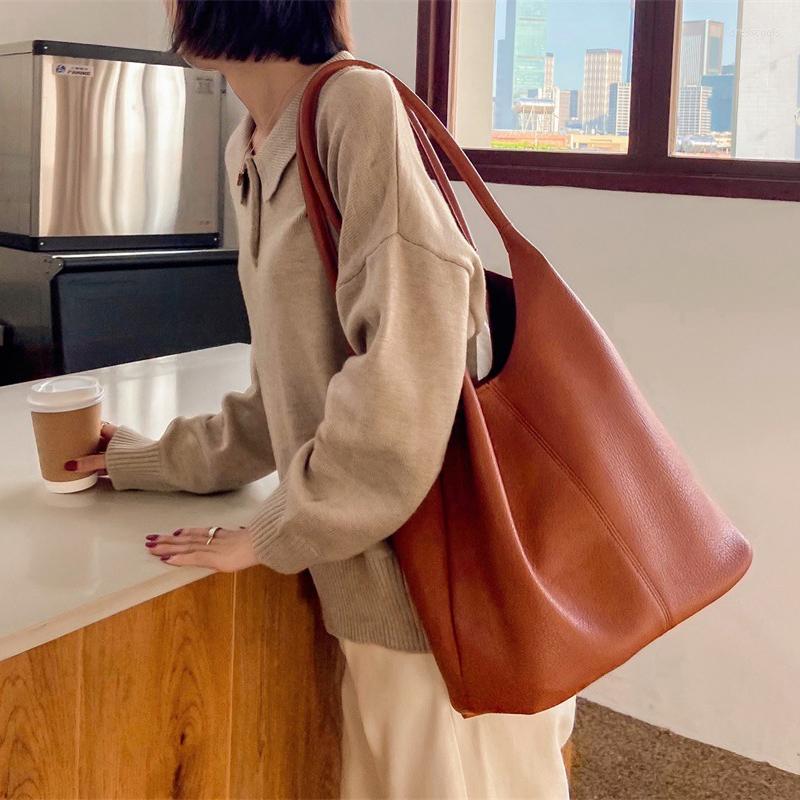 

Evening Bags Luxury Designer Handbag For Women Leisure Travel Shoulder Bag High-quality Tote Bolsa Vintage Soft Leather Hand Ladies, Khaki