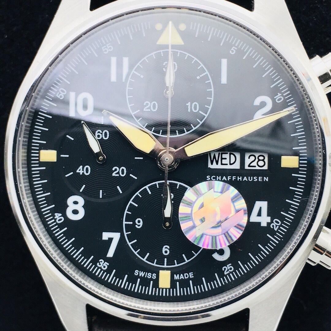 

Z F V2 upgraded fighter pilot timing Bronze watch 41mm in diameter, 15.3mm in thickness, with Shanghai 7750 movement timing, Customize