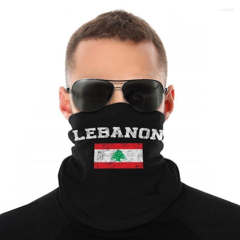 

Scarves Lebanese Flag Vintage Neck Face Mask Men Women Fashion Warmer Seamless Bandana Versatility Headband Biking ClimbingScarves Kiml22