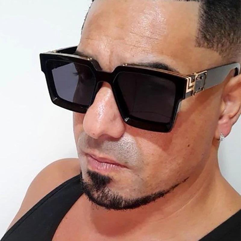 

Sunglasses Designer Men Vintage Square Women High Quality Retro Mirror Sun Glasses