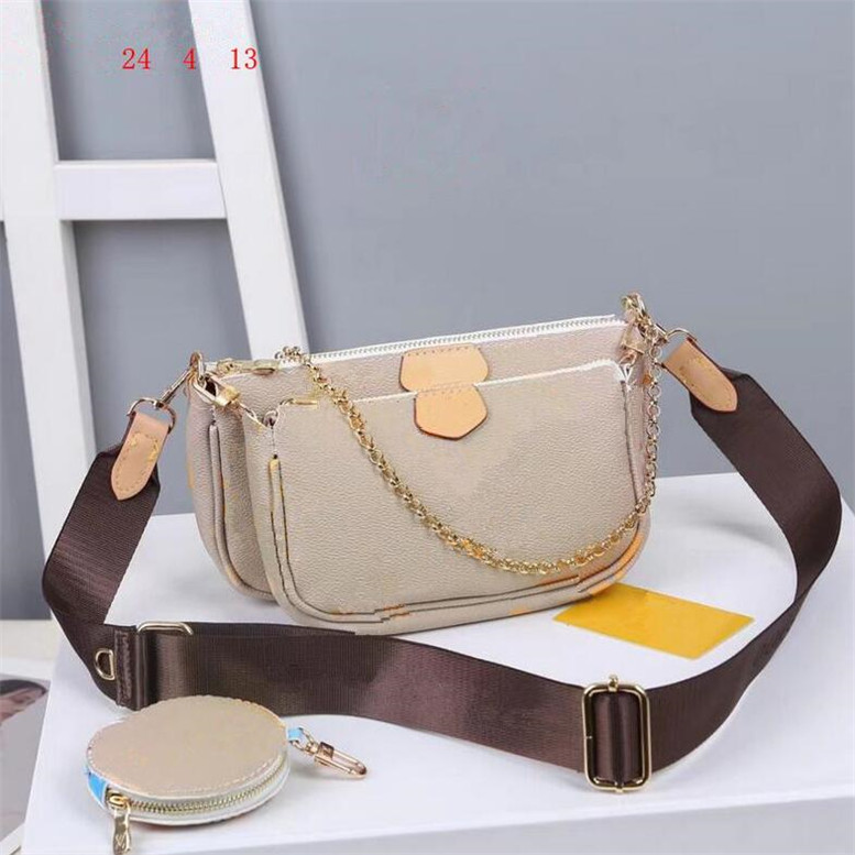 

Women Bags Handbag Original Date code Purse clutch shoulder messenger cross body serial number 3pcs set Purse Crossbody viutonity, Customize