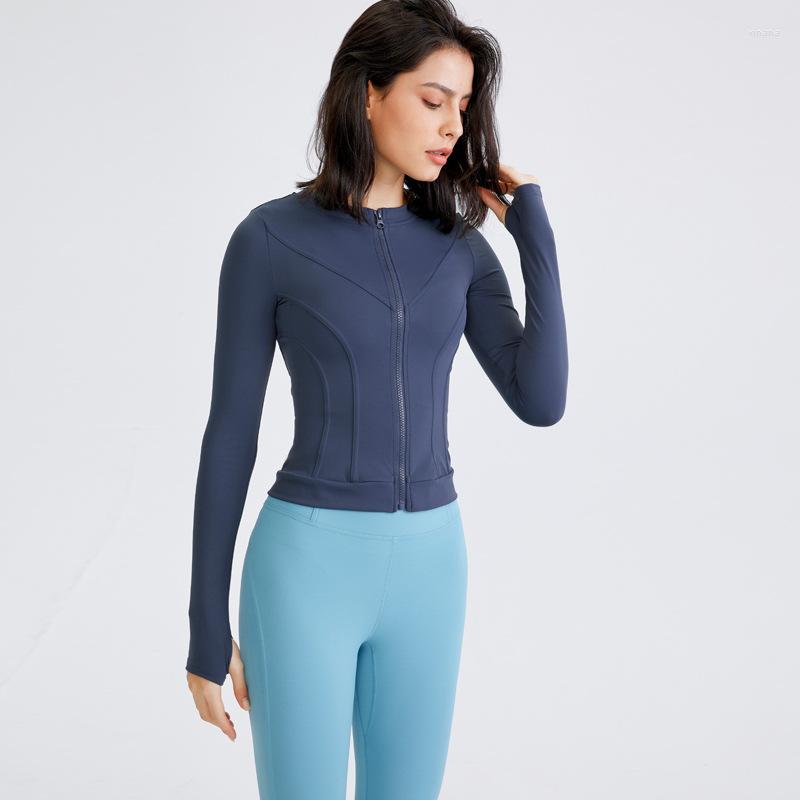 

Active Shirts Yoga Shirt For Women Sports Long Sleeve Crop Top With Thumb Holes Quick Dry Cropped Workout Running Athletic Gymnastic Clothes, Purple