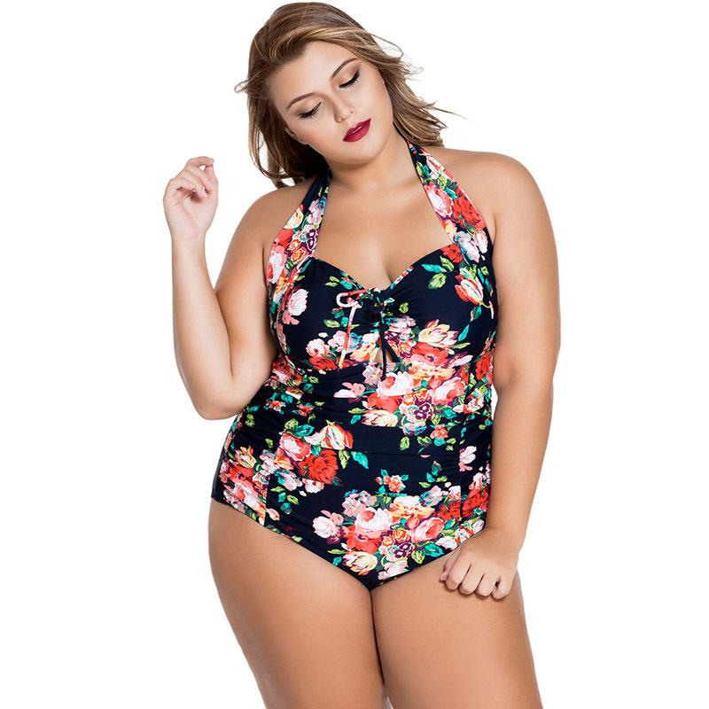 

Swimwears Beachwear Products Bikini Halter Sexy Push Up Plus-sized Swimwear Bathing Suit Women High Waist Thong One-Piece Suits