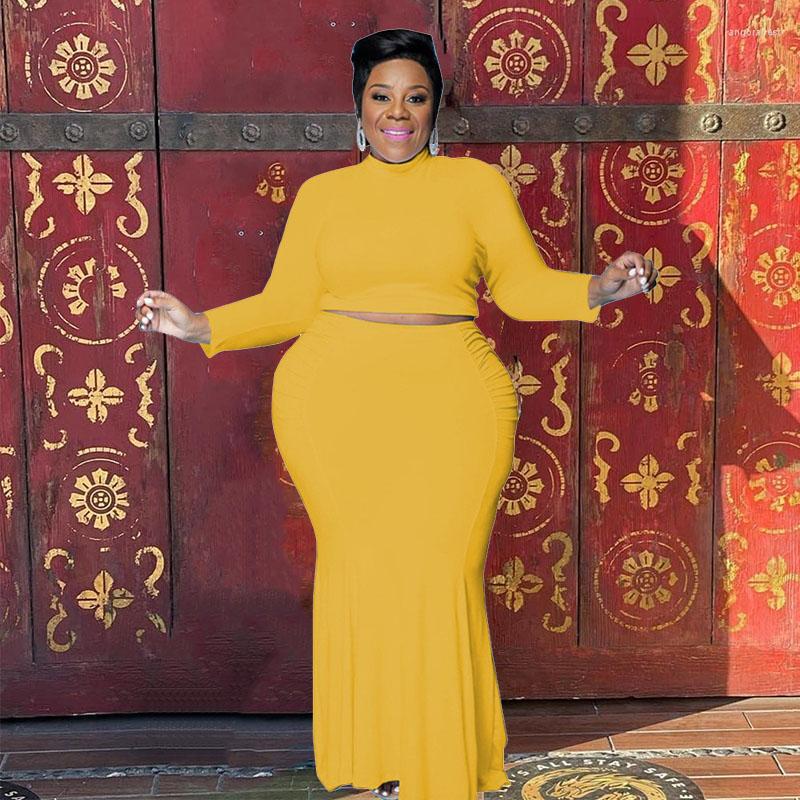 

Tracksuits Plus Size Women Clothing Two Piece Set Streetwear Long Sleeve Top And Dress Sets Ladies Sexy Fall Outfits Drop Wholesale, Black