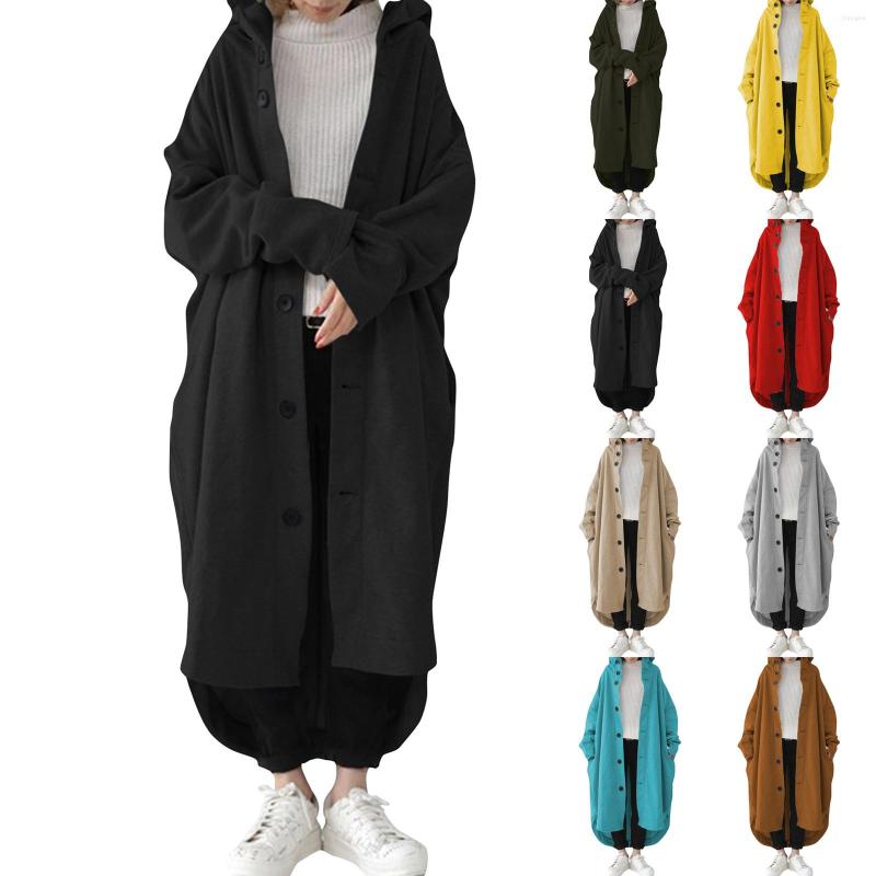 

Women's Jackets Oversized Women Warm Zipper Long Hoodies Winter Sweatshirts Female Elegant Pullovers Harajuku Casual Sleeve Hooded Jacket, Red