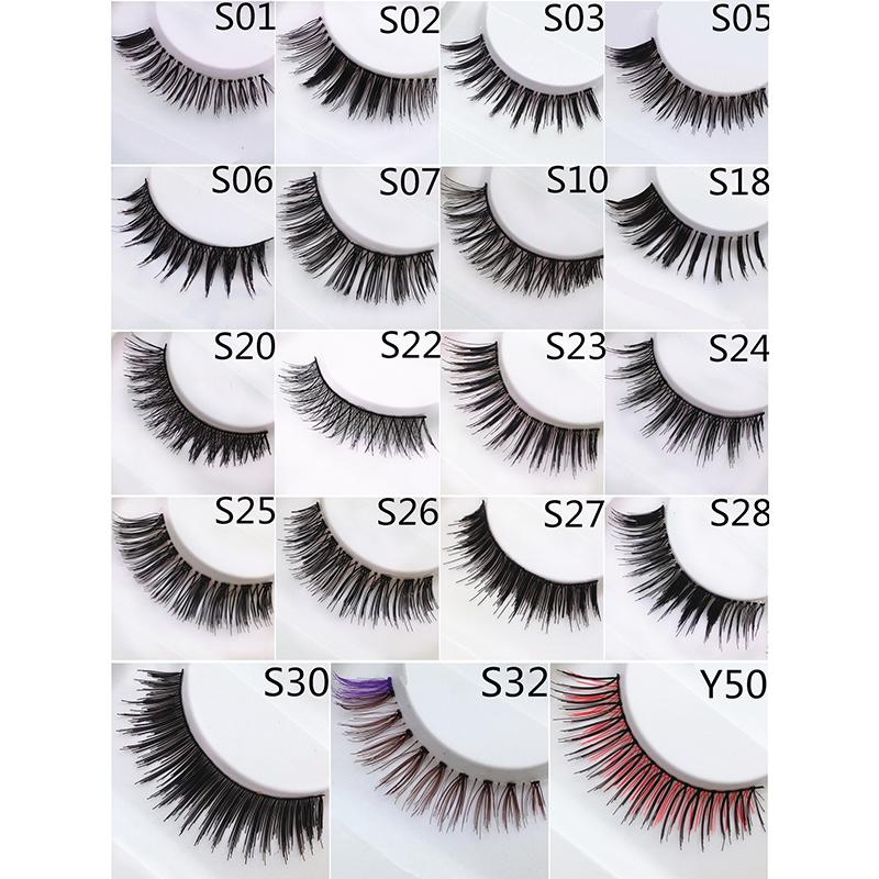 

False Eyelashes Pairs/set Japanese Style Natural Criscross Multiple Types Optional Eye Makeup Tools Fashion Eyelash SetFalse