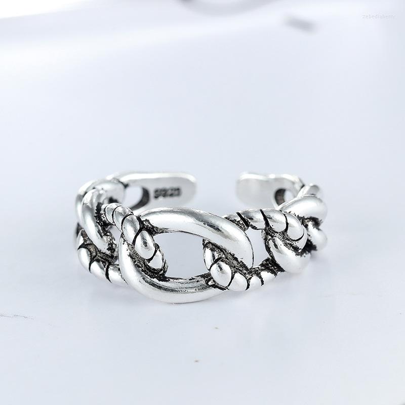 

Wedding Rings Punk Vintage Silver Color Hollow For Women Men Gothic Antique Jewelry Anillos 2023