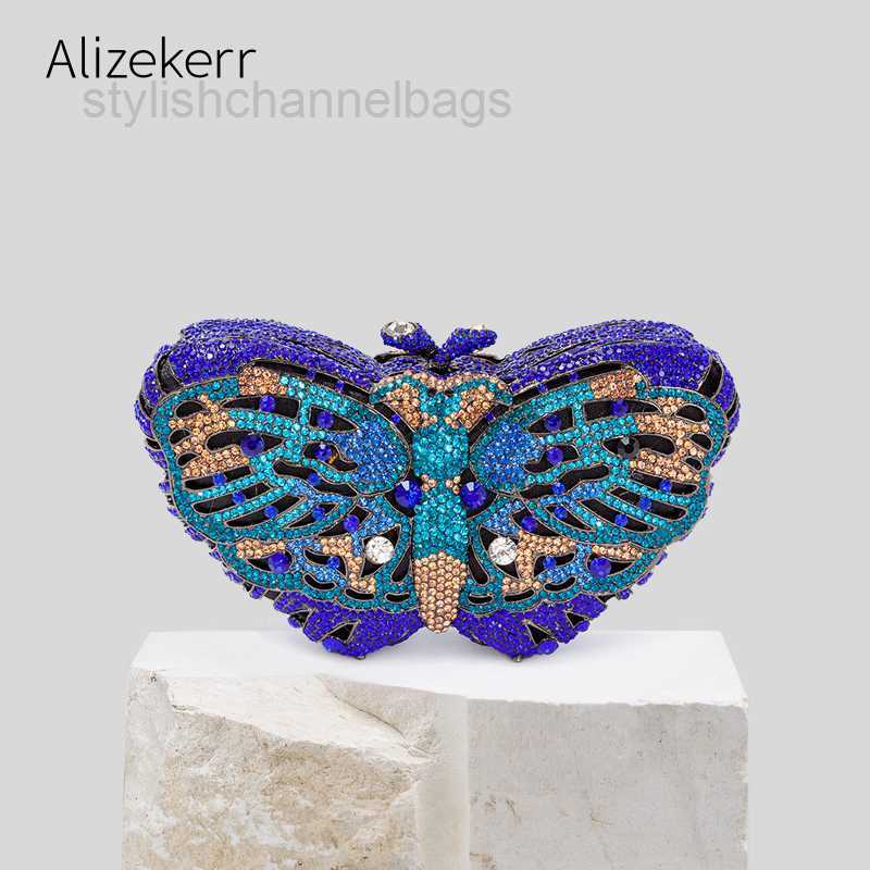 Totes Papillon En Forme De Strass Soirée Pochettes Pour La Fête De Mariage En Métal Nouveauté Sacs À Main Et Sacs À Main Designer De Luxe De Haut