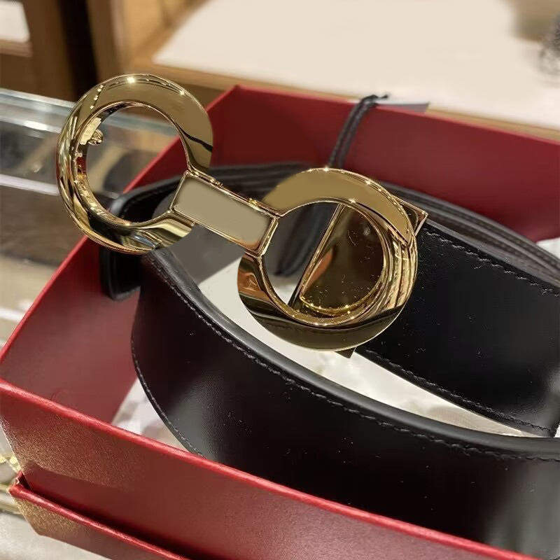 

Luxury belts for women designer Belt semimatte leather casual famous ceinture femme birthday boy gift adjustable fit trendy smooth buckle mens belts, Free box