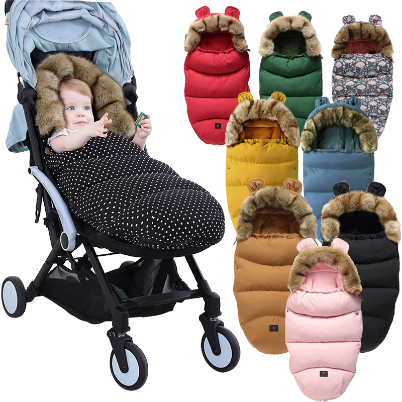 

Blankets Swaddling Envelope In A Stroller Baby Sleeping Bag Winter Socks Sleep Windproof Warm Sleepsack Footmuff For 230216, Lemon yellow