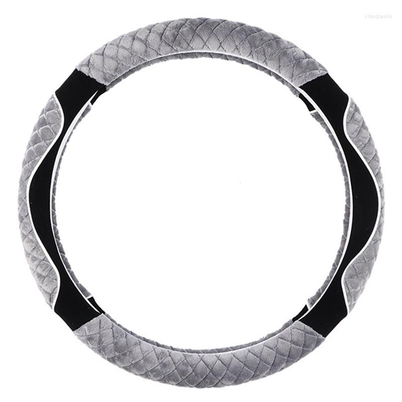 

Steering Wheel Covers Universal 15 Inch Plush Car Cover Non-Slip