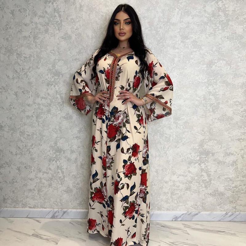 

Ethnic Clothing Kaftan Dubai Abaya Turkey Eid Mubarak Muslim Fashion Hijab Dress Islam Dresses Abayas For Women Robe Femme Musulmane