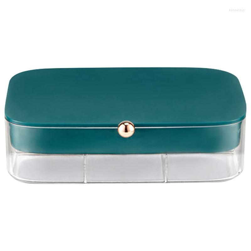 

Jewelry Pouches Bags Large-Capacity Double-Layer Box Nordic Luxury Earrings Necklaces Ring Accessories 30 Grids Storage Display Kenn22