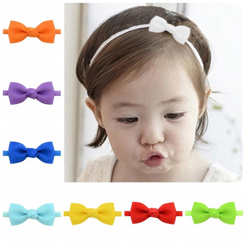 

Hair Accessories 1Pcs Baby Girl Headband Infant Cloth Tie Bows Headwear Tiara Gift Toddlers Bandage Ribbon Born Headwrap Kid