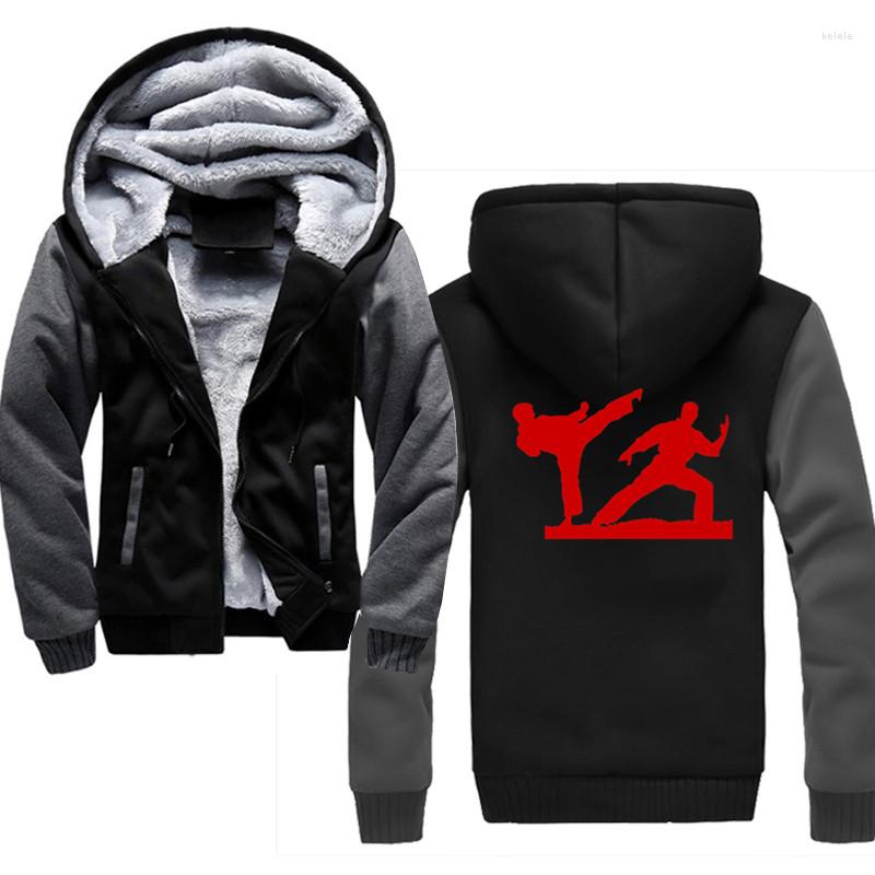 

Men's Hoodies Jacket Winter Mans Unisex Casual Wool Liner Fleece Man Coat Judo Sweatshirts Pullover, Gray