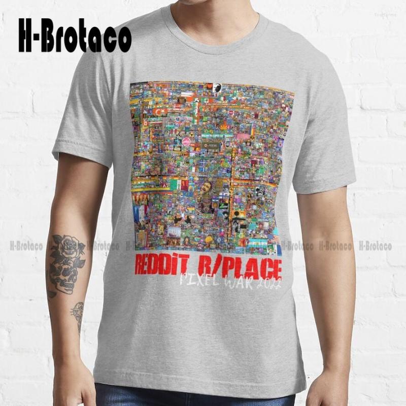 

Men's T Shirts Redit R/Place Pixel War 2023 Trending T-Shirt T-Shirts For Women Harajuku Streetwear Oversized Graphic Cotton, Yellow
