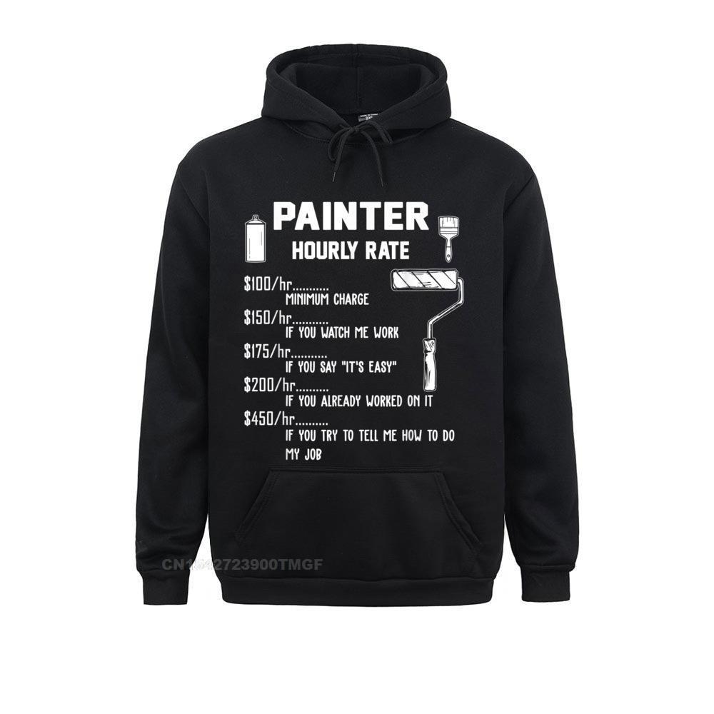 

Mens Hoodies Sweatshirts Funny Painter Hourly Rate For Painters Oversized Hoodie Black Long Sleeve Normal Clothes Plain 230216, Navy