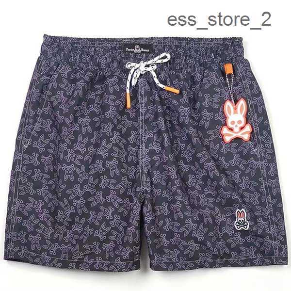 

Mens Fashion Beach Pants Skull Rabbit Psycho Bunny Surf Shorts Quick Dry European and American Style 7 0DIN, Customize