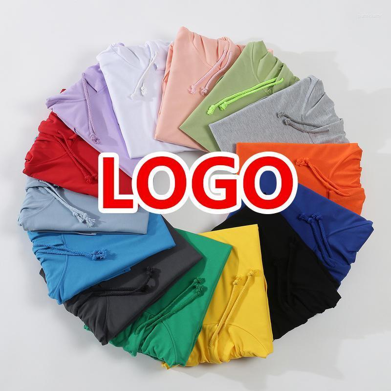 

Men's Hoodies & Sweatshirts Men DIY Custom Logo Printed Women Hoodie Oversize -quality Hip Hop Streetwear Cotton Pullover Outdoor ClothesMen, Hole blue