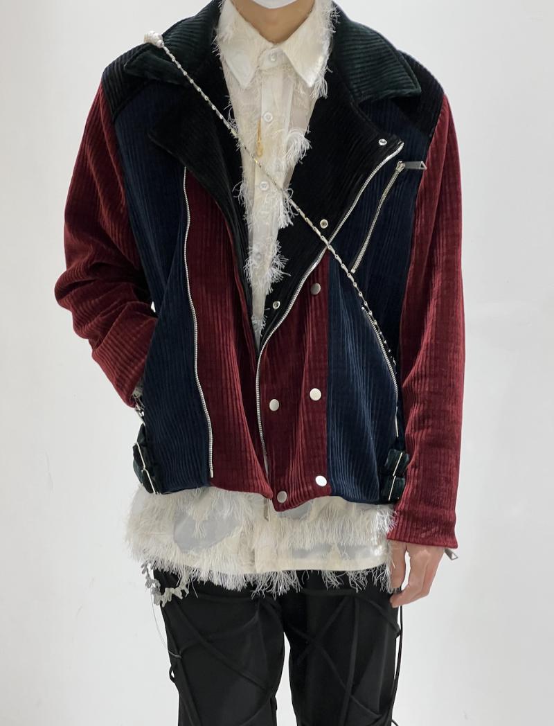 

Men's Jackets X01446 Fashion Men's Coats & 2023 Runway Luxury European Design Party Style Clothing, Picture shown