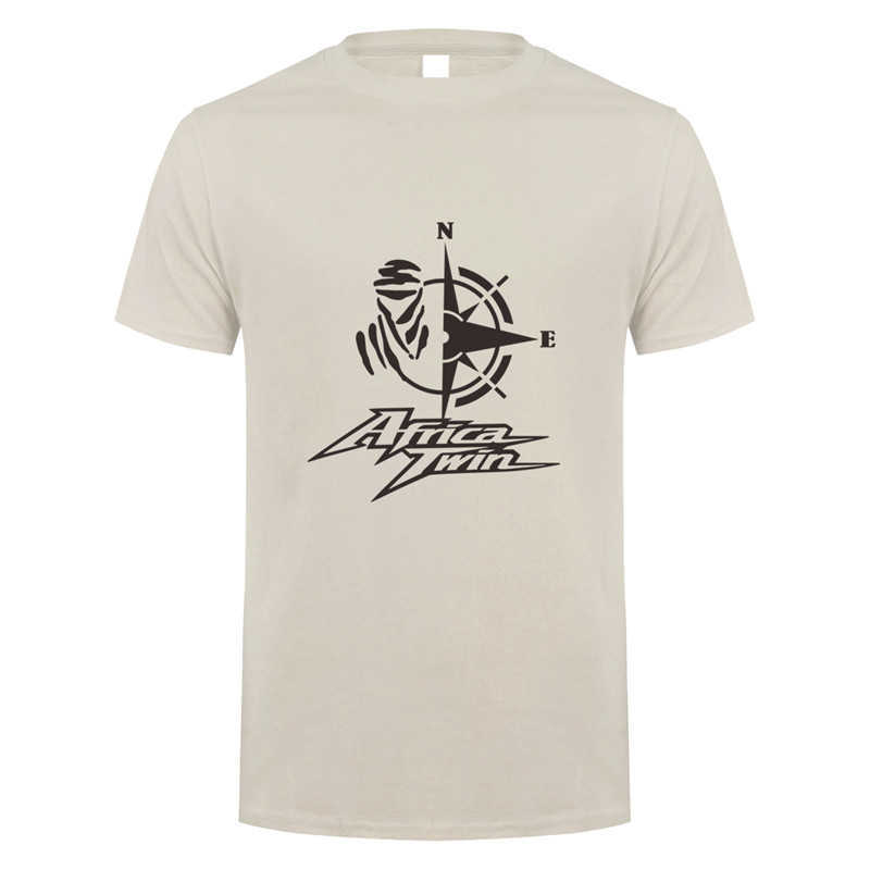 

Men's T-Shirts Africa Twin Men T-shirt Tops New Fashion Short Sleeve Motorcycle T Shirts Tees Cotton LH-043 L230217, White