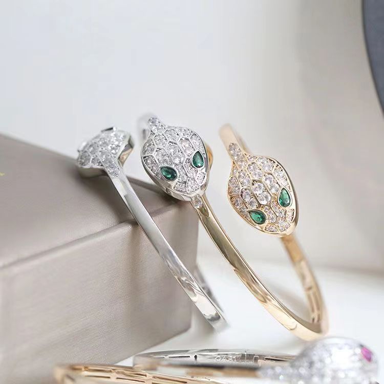 

gold bangle bracelet Designer Gold Bracelet Women's Stainless Steel full of diamonds luxury bracelet for woman Fashion Bangle silver torque bangle B04