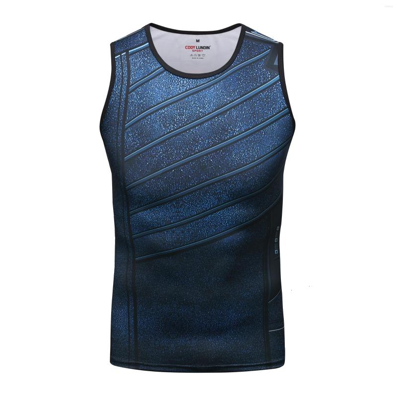 

Men's Tank Tops Factory Full Digital Print Shirt 3D Top Sport Compress Design