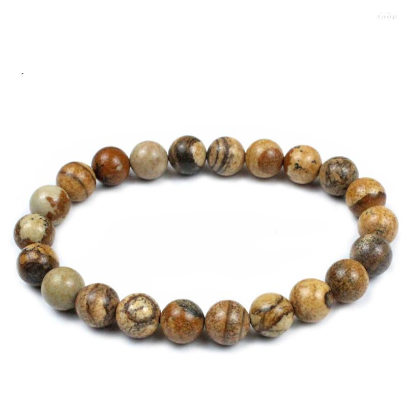 

Charm Bracelets 6mm 8mm 10mm 12mm Beaded Bracelet Women Natural Stone Healing Beads Men Yoga Jewelry