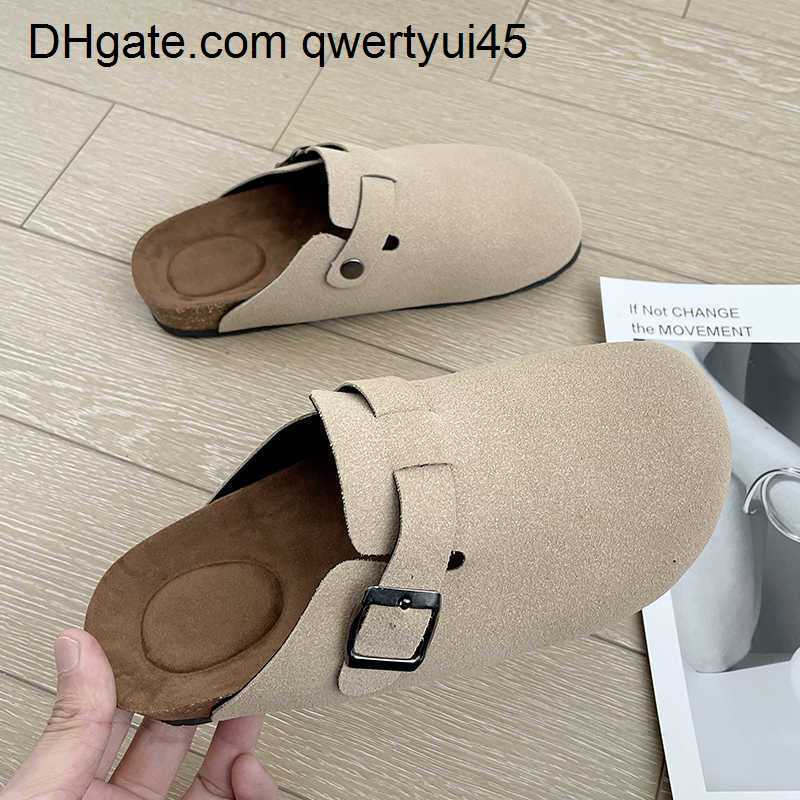 

qwertyui45 Slippers Slippers New Summer Couple Slippers Woman Man Clogs Sandals Women Casual Beach Gladiator Flat Shoes Flat Footwear Mules Plus Size 44 021723H, Black